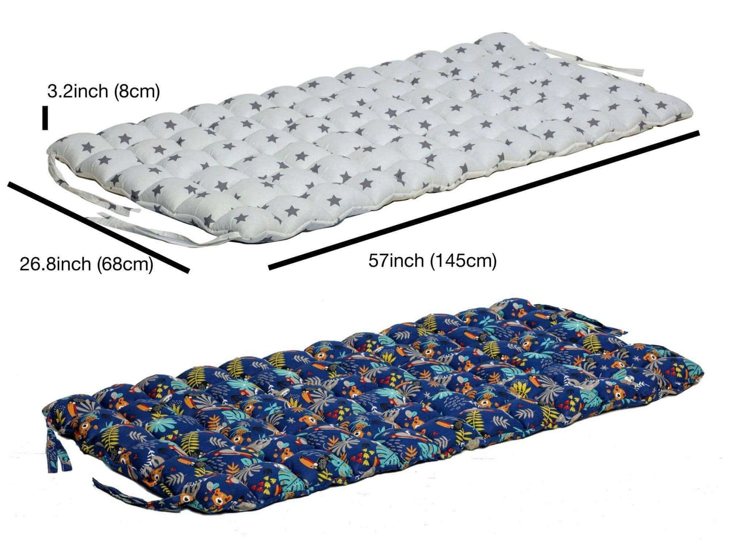 Climbing Arch / Rocker with Forest Pattern Pillow