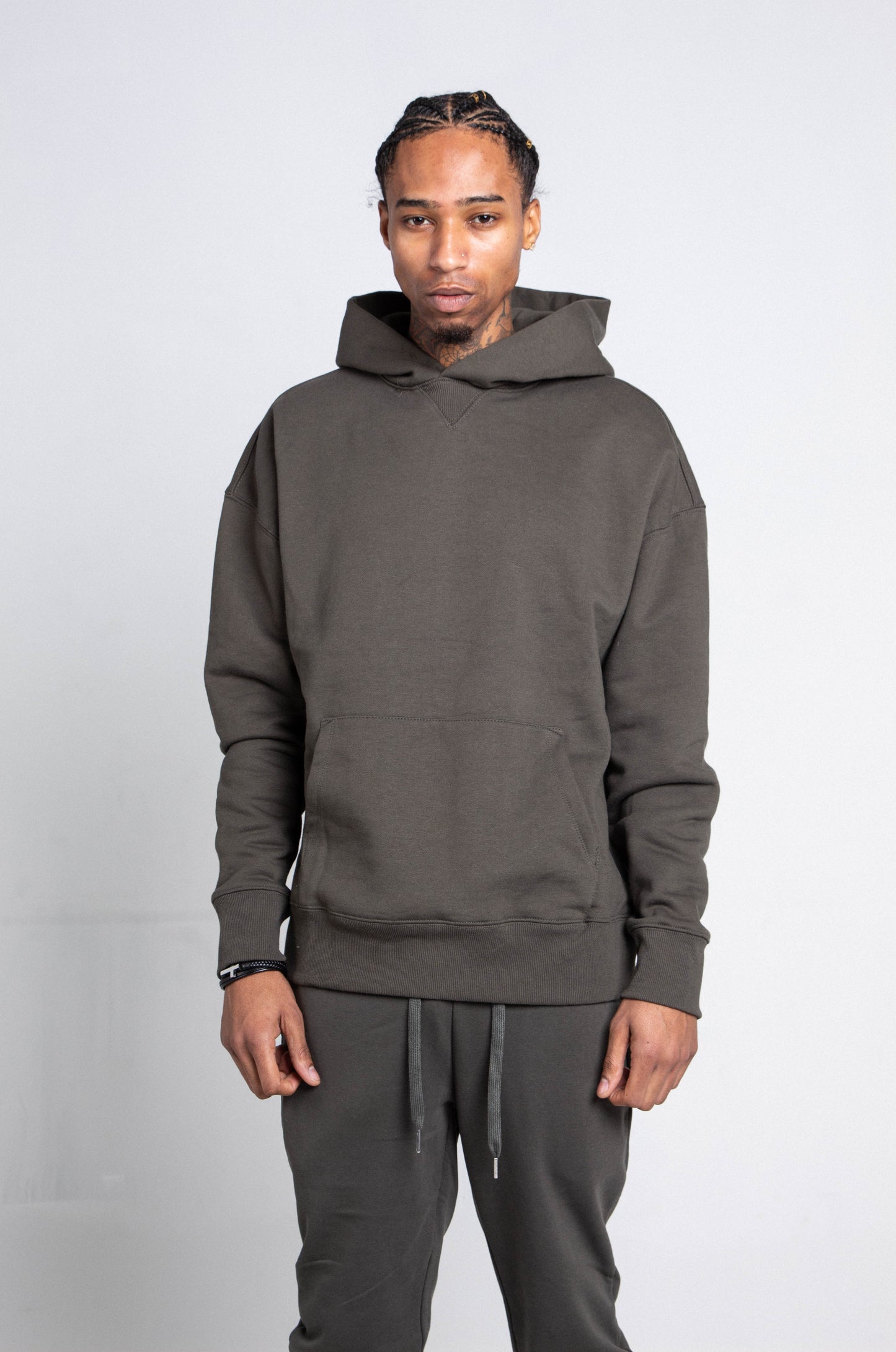 AJ1004H-P PLAIN FLEECE SWEATSHIRT