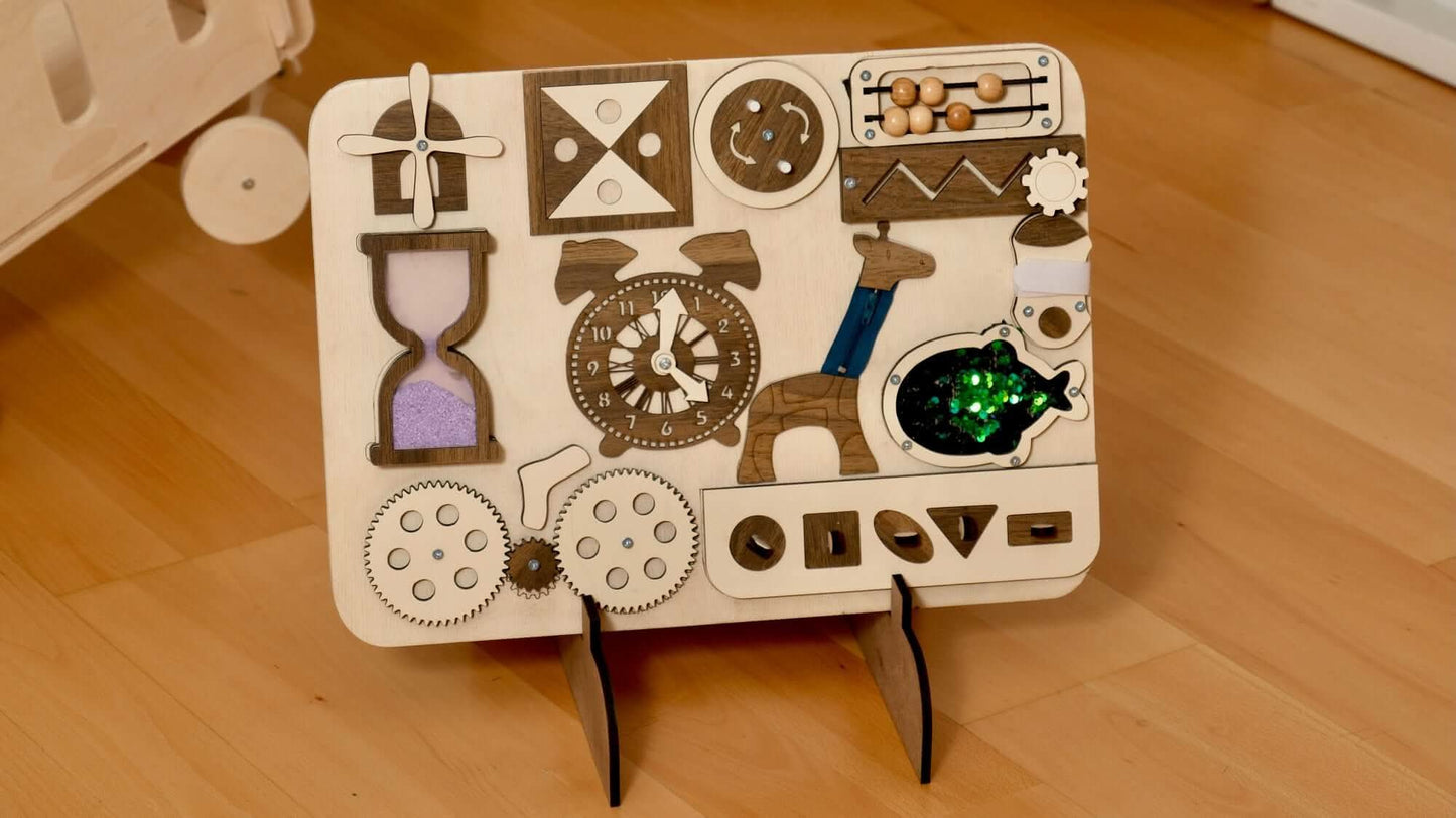 Wooden Busy Board