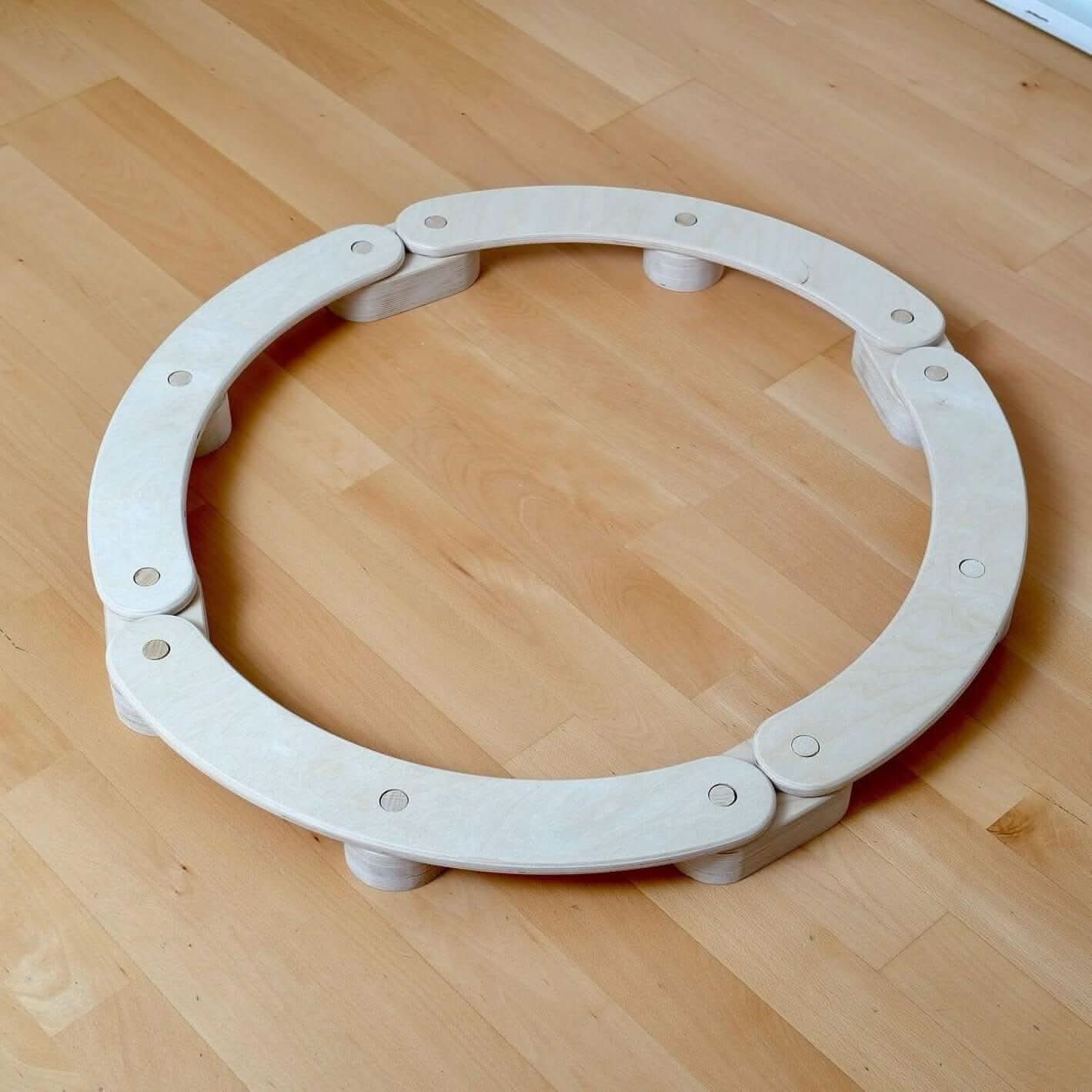 Circular Wooden Balance Beam Set