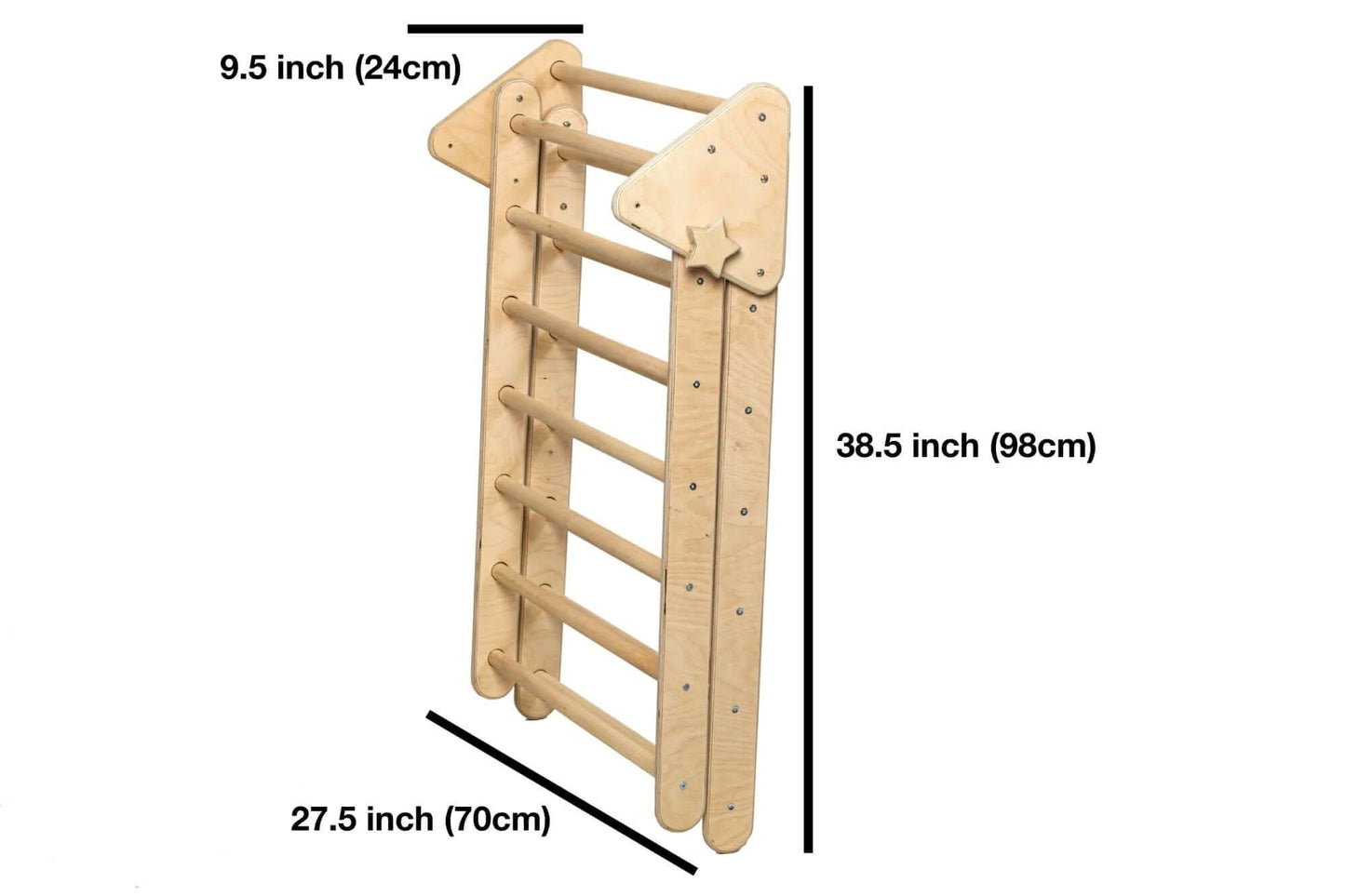 Montessori Climbing Set - Climbing Triangle / Arch Rocker, XL Pillow, and 2 Ramps / 5 Pieces